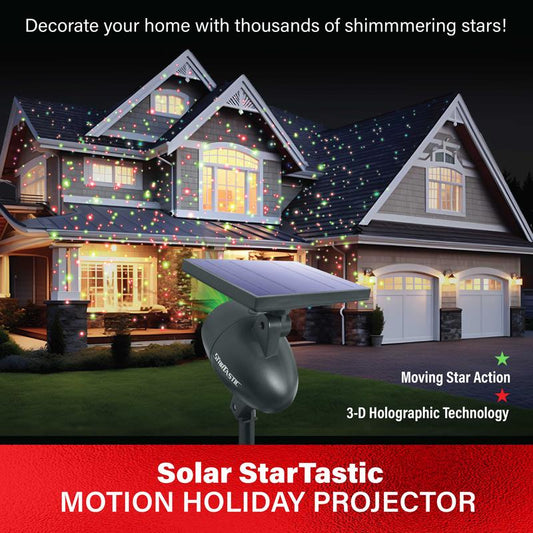 📢📢55 % OFF !!⏰⏰ Solar Xmas Laser Projector Lights - Wireless & Motion Detection, Perfect for Outdoor Holiday Decor ✨