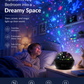 📢📢40% OFF !! ⏰2-in-1 Rotating Star Projector Night Lights