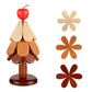 📢📢40%  OFF !! ⏰  Natural Wooden Tree Trivets for Hot Dishes – Festive, Foldable, Durable ✨