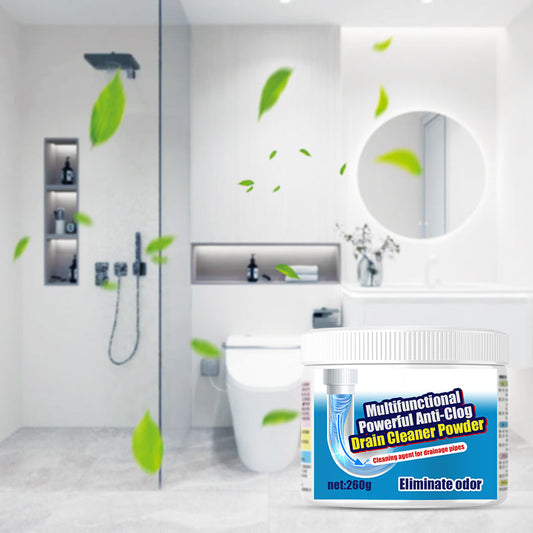 📢📢Buy 2 get 1 free⏰🏆Flash Sale⚡30K+ SOLD!Powerful Dissolving Deodorizing Floor Drain Cleaner Powder for Pipe Clearing