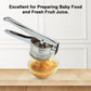 📢📢50%  OFF !! ⏰AEX Multifunctional Stainless Steel Potato, Juice & Food Press