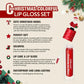 🎅Christmas Hot Sale 50% Off💄✨ Christmas Lip Gloss Set – 6 Colors