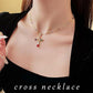 📢📢30% OFF !! ⏰Colorful Rhinestone Cross Pendant Necklaces