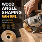 ⚙️ LIMITED-TIME 50% OFF! ✨ Wood Angle Shaping Wheel – Fast-Cut, Sharp, Wear-Resistant, for Angle Grinder ✨