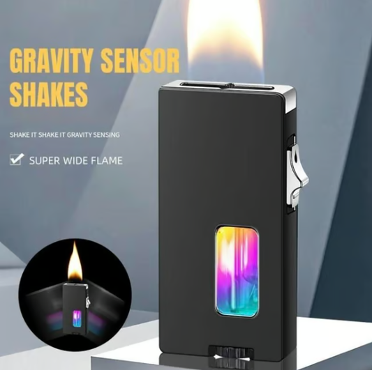 ⏰Last Day Hot Sale!!⌛Magic Flame Lighter – Windproof Torch Lighter with Vibration Ignition🔥