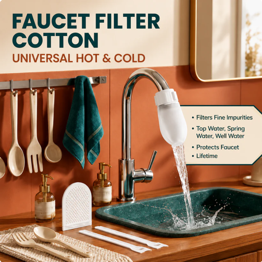 ⚡50K+ SOLD! Almost Gone-💥⏰Anti-Splash Kitchen Faucet Filter for Sediment & Rust Removal