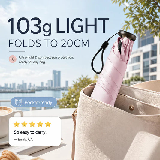 📢📢40% OFF !! ⏰Ultra-Lightweight Compact All-Weather Umbrella