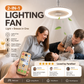🌀 50% OFF NOW! 💡 LED Ceiling Fan with Remote Control & Three-Colour Dimming – 3 Speeds, Quiet Motor – Perfect for bedrooms, living rooms or offices – energy-saving and silent 🔇