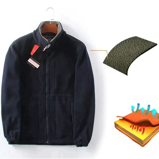 Unisex Double-Layer Padded Warm Jacket