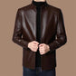💥Men’s Warm Plush Lining Leather Jacket Coat🔥BUY 2 FREE SHIPPING