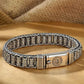 📢📢50% OFF !!!⏰Tibetan Prayer Wheel Bracelet – 925 Sterling Silver, Lucky Charm & Valentine's Day Gift