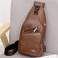 😎Men's Multifunctional High Quality Leather Chest Bag
