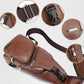 😎Men's Multifunctional High Quality Leather Chest Bag