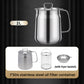 Multi-Function Large Capacity Stainless Steel Oil Filter Container