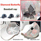 📢📢30% OFF !! ⏰Mesh Diamond Butterfly Baseball Cap