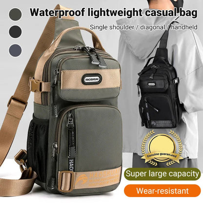 📢📢40% OFF !! ⏰2025 Adjustable Oxford Cloth Casual Chest Bag – Stylish & Durable ✨