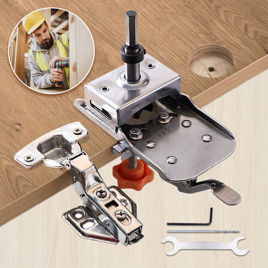 📢📢50% OFF !! ⏰35mm Hinge Drill Locator with Clamp