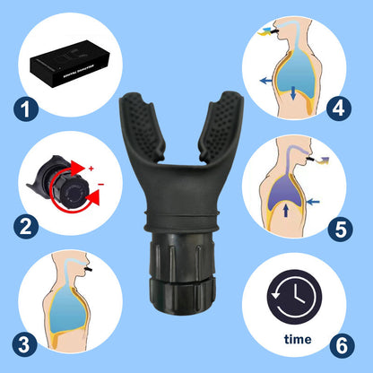 🏆 Last Day Special Price £13.99! 🔥Buy 2 Get 1 Free🎁Portable Adjustable Breathing Exerciser
