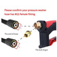 Car pressure washer nozzle set