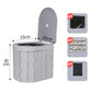 📢📢40% OFF !! ⏰Portable Outdoor Folding Toilet – Sturdy & compact – Includes waste bags, supports up to 300 lbs – perfect for camping, road trips or emergencies 🌲