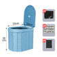 📢📢40% OFF !! ⏰Portable Outdoor Folding Toilet – Sturdy & compact – Includes waste bags, supports up to 300 lbs – perfect for camping, road trips or emergencies 🌲