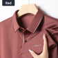 Men's Ice Silk Business Casual Lapel Shirt