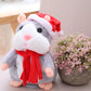 📢📢40% OFF !! ⏰ Talking Hamster Plush – Repeats sounds & cute interactive fun ✨