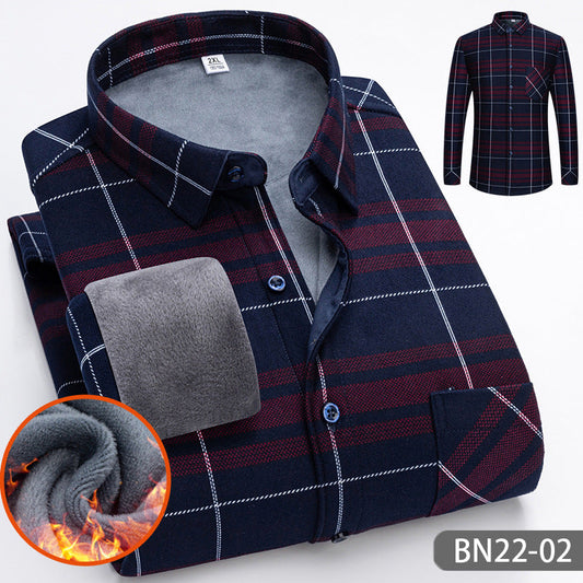 🖤FLASH SALE🎁Autumn and winter men's casual thickened warm shirts