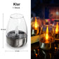 🕯️ BUY 5 GET 5 FREE! ☀️ 6-Pack Solar LED Table Lamps – Flameless & Waterproof, Auto On/Off with Dusk Sensor for Garden & Party 🏕️