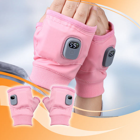 📢📢33 % OFF !!✨Smart Thermostatic Heated Fingerless Gloves