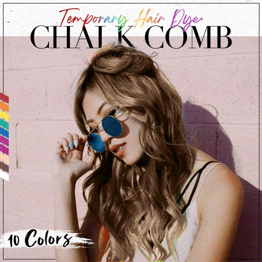 📢📢55% OFF !!⏰⏰Temporary Hair Dye Chalk Comb- Cruelty Free