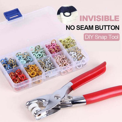 📢📢50% OFF !! ⏰ DIY Button-Sewing Kit – Complete Toolkit, Easy to Use & Reinforces Your Clothes ✂️