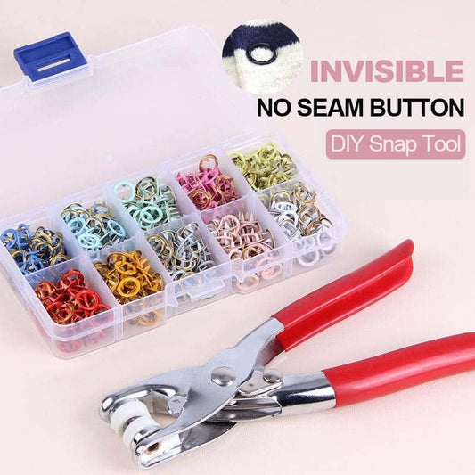 📢📢50% OFF !! ⏰ DIY Button-Sewing Kit – Complete Toolkit, Easy to Use & Reinforces Your Clothes ✂️