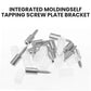 📢📢50%  OFF !! ⏰ Self-tapping Screws Cabinet Laminate Support - 200 PCS with 5 Sizes for Easy Furniture Assembly 🛠️📦