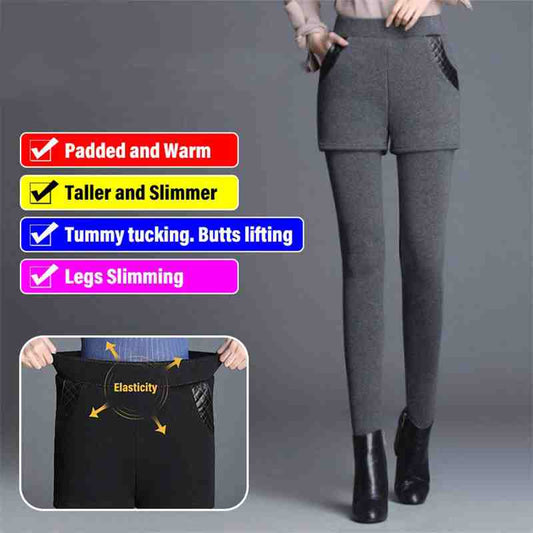 📢📢 50   %  OFF  !! ✨Faux Two Piece Curves Body Shaping Pants