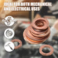 📢📢50% OFF !! ⏰200 PCS Copper Flat Washer Assortment Kit（50% OFF）