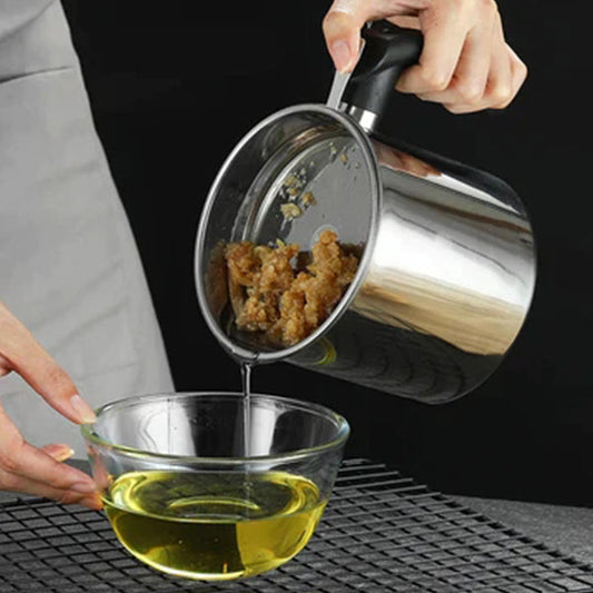 📢📢40% OFF !! ⏰ 304 Stainless Steel Kitchen Oil Jar 🌟
