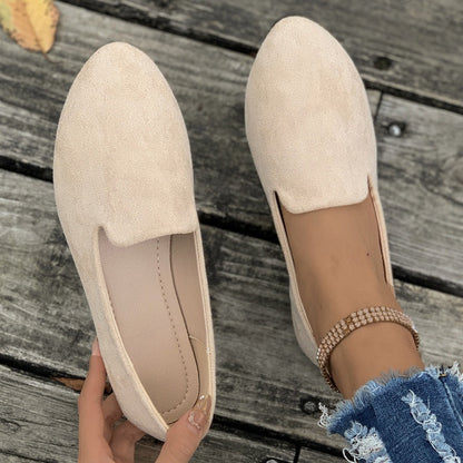 📢📢Big Sale Now On!⏰Women's Casual Solid Color Flat Shoes ✨Comfortable And Stylish