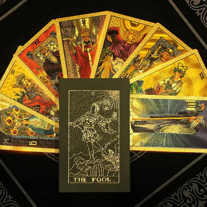 🔮 50% OFF NOW! ✨ Witchy Cauldron Tarot Card Set – Rose Gold Accents, Complete Guide Book & Velvet Pouch 🎴📖