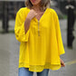 🔥 HOT SALE 60% OFF !⚡Double-Layer V-neck Zipper 3/4 Sleeves Soft Tops