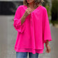 🔥 HOT SALE 60% OFF !⚡Double-Layer V-neck Zipper 3/4 Sleeves Soft Tops