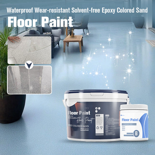 ✨New Product Listing💥 50% off for a limited time❗️Waterproof Wear-resistant Solvent-free Epoxy Colored Sand Floor Paint~All Products✈️Free Shipping 📦