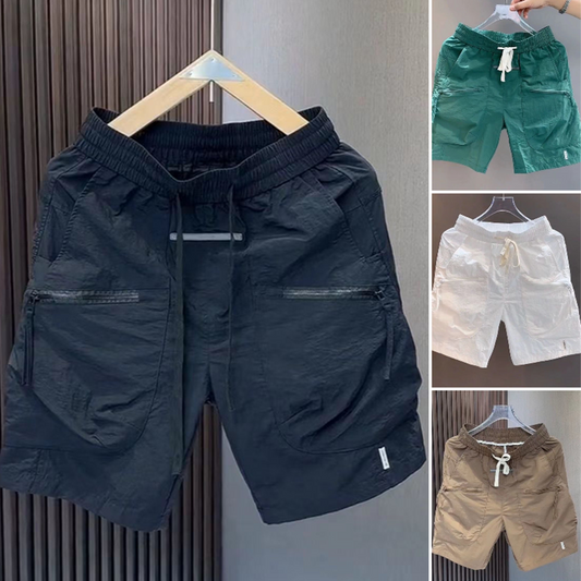 📢📢40% OFF !! ⏰ Men's Casual Waisted Comfort Shorts – Stretchy Waist, All-Day Ease! | Lightweight & Breathable for Summer 🏖️🌊