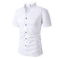 📢📢30% OFF !! ⏰50K+ SOLD!👴🕊️ Men's Short Sleeve Dress Shirt – Dressed up, not stressed. Soft stretch, no iron needed. Looks great with chinos or dress pants. Perfect for birthdays, anniversaries or Sunday best. ✨👔
