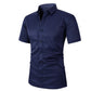 📢📢30% OFF !! ⏰50K+ SOLD!👴🕊️ Men's Short Sleeve Dress Shirt – Dressed up, not stressed. Soft stretch, no iron needed. Looks great with chinos or dress pants. Perfect for birthdays, anniversaries or Sunday best. ✨👔