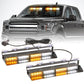 Windshield Suction Cup Strobe Warning Light for Vehicles