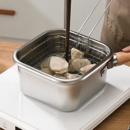 Multi-Function Frying Cooker Set - Fryer, Cooker, Fresh Keeping & Vegetables Washing