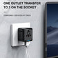 Universal Travel Adapter 100V-220V Smart Voltage Converter🔌 "World plugs? Ours fits tighter than a London hug at a tube crush!" 🌍✈️