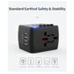 Universal Travel Adapter 100V-220V Smart Voltage Converter🔌 "World plugs? Ours fits tighter than a London hug at a tube crush!" 🌍✈️