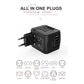 Universal Travel Adapter 100V-220V Smart Voltage Converter🔌 "World plugs? Ours fits tighter than a London hug at a tube crush!" 🌍✈️